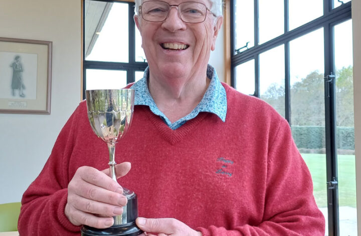 Old Cranleighan Golfing Society 2025 Matchplay knockout winner Larry Culliford